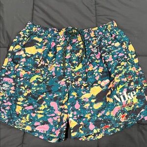 Nike Colorful Abstract Print Shorts